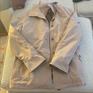 Gallery Tan Outerwear rain/winter coat